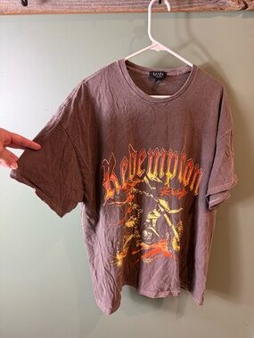 Men’s Medium BooHoo Man Redemption Racing Motocross Tee